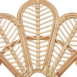 Wyld and Coco Peacock Kids Chair - Natural Rattan Boho 58 x 55 x 70 cm in Brown - thumbnail 8