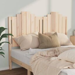 Berkfield Home Bed Headboard 141x4x110 cm Solid Wood Pine in Brown - Size: 141 x 4 x 110 cm - thumbnail 3