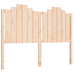 Berkfield Home Bed Headboard 141x4x110 cm Solid Wood Pine in Brown - Size: 141 x 4 x 110 cm - thumbnail 2