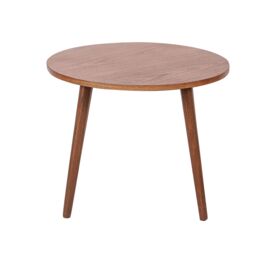 Nordlys Table Appoint End of Sofa Wooden Round Table in Dark Brown - thumbnail 6