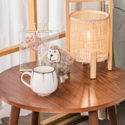 Nordlys Table Appoint End of Sofa Wooden Round Table in Dark Brown - thumbnail 3