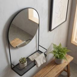 Garden Greatness Urban Arch Mirror Shelf Unit in White - thumbnail 2