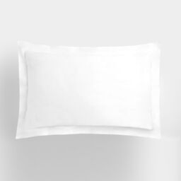 OHS 10 x Soft Cotton Oxford Edge Pillowcases in White - thumbnail 2