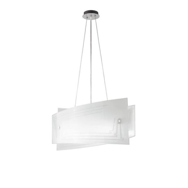 Netlighting CONCEPT 4 Light Pendant Ceiling Light White 60x20x30cm - Size: 60 x 20 x 30 cm - image 1