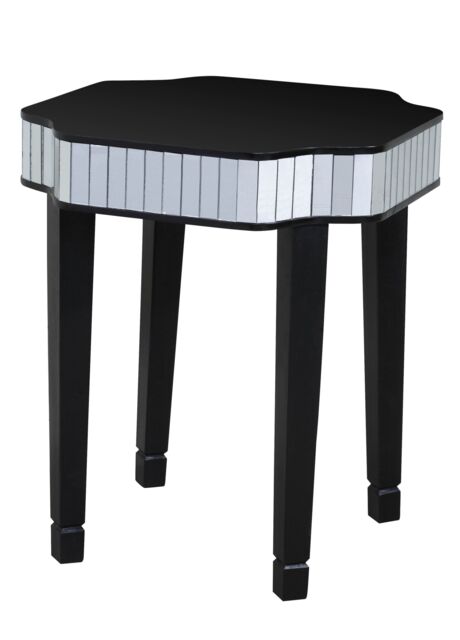 Orsina Stylish Design Side Table, Practical Design Bedside Table For Bedroom, Glamorous Side Table For Livingroom in Black - image 1