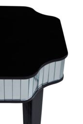 Orsina Stylish Design Side Table, Practical Design Bedside Table For Bedroom, Glamorous Side Table For Livingroom in Black - thumbnail 3