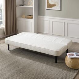 Home Detail Begonia Sofa Bed in White - Size: 3 Seater - thumbnail 2