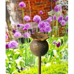 Poppyforge Pack of 3 Poppy Plant Pin 5Ft, Plant Border Support - Steel - BM/RtR in Brown