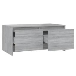 Berkfield Home Coffee Table Grey Sonoma 90x50x41.5 cm Engineered Wood - thumbnail 7