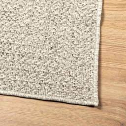 Berkfield Home Rug ZIZUR Cream 120x120 cm Jute Look Indoor & Outdoor - Size: Medium - thumbnail 8