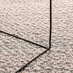 Berkfield Home Rug ZIZUR Cream 120x120 cm Jute Look Indoor & Outdoor - Size: Medium - thumbnail 4
