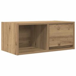 Berkfield Home TV Cabinets 2 pcs Artisan Oak 60x31x25.5 cm Engineered Wood in Brown - thumbnail 6