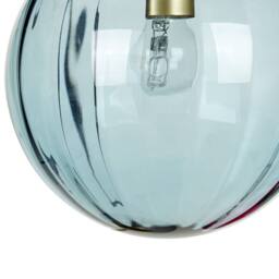 Wyld and Coco Three-Light Pendant Lamp Multicolour Glass and Iron - thumbnail 5