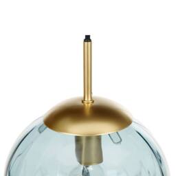 Wyld and Coco Three-Light Pendant Lamp Multicolour Glass and Iron - thumbnail 4