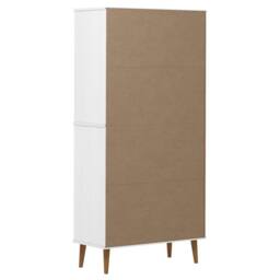 Berkfield Home Beautiful Bookcase MOLDE White 85x35x170, 5 cm Solid Wood Pine - thumbnail 7
