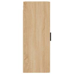 Berkfield Home Wall Mounted Cabinet Sonoma Oak 34.5x34x90 cm in Light Tan - thumbnail 8