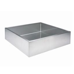 Primrose Stainless Steel Reservoir For Water Features 98L in Silver