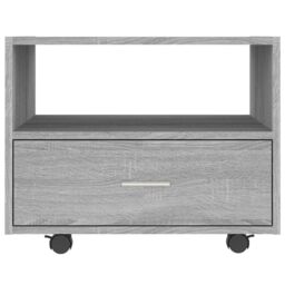 Berkfield Home Coffee Table Grey Sonoma 55x55x40 cm Engineered Wood - Size: 55 x 55 x 40 cm - thumbnail 5
