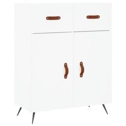 Berkfield Home Highboard White 69.5x34x180 cm Engineered Wood - thumbnail 7