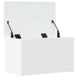 Berkfield Home Storage Box White 60x35x35 cm Engineered Wood - Size: 60 x 35 x 35 cm - thumbnail 7