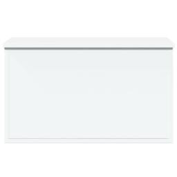 Berkfield Home Storage Box White 60x35x35 cm Engineered Wood - Size: 60 x 35 x 35 cm - thumbnail 4