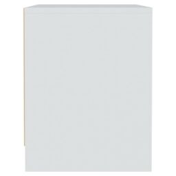 Berkfield Home Bedside Cabinet White 45x34x44.5 cm Engineered Wood - thumbnail 5