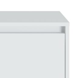 Berkfield Home Bedside Cabinet White 45x34x44.5 cm Engineered Wood - thumbnail 6