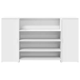 Berkfield Home Reception Desk White 180x50x103.5 cm Engineered Wood - thumbnail 5