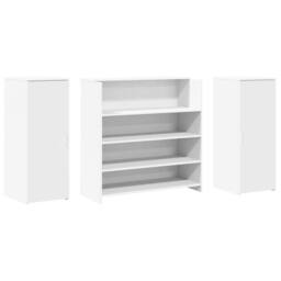 Berkfield Home Reception Desk White 180x50x103.5 cm Engineered Wood - thumbnail 7