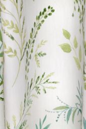 Fusion 'Fernworthy' 100% Cotton Botanical Print Pair of Eyelet Curtains in Green - Size: 229 cm width x 183 cm drop - thumbnail 2