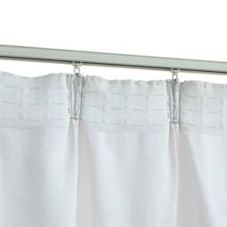 Berkfield Home Elegant Blackout Curtains with Hooks 2 pcs Off-White 140x225 cm - thumbnail 4