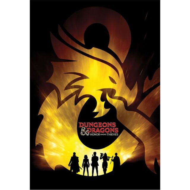 Dungeons & Dragons: Honor Among Thieves Radiance Poster in Jet Black
