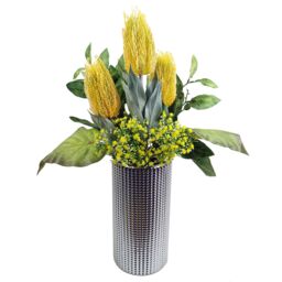 Leaf Pack of 6 x 55cm Gypsophila Yellow Stem - Size: 6 x 55 cm - thumbnail 4
