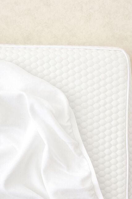 The Tiny Bed Company Premium 100% Cotton Fitted Sheet To Fit Cot 160 x 90cm in White - Size: Cot Bed - image 1