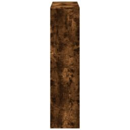 Berkfield Home Bookcase Smoked Oak100x33x135 cm Engineered Wood in Brown - Size: 100 x 33 x 135 cm - thumbnail 5