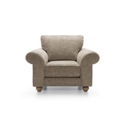 Abakus Direct Ingrid Collection Armchair in Taupe - thumbnail 2