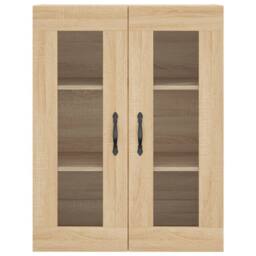 Berkfield Home Highboard Sonoma Oak 69.5x34x180 cm Engineered Wood in Tan - thumbnail 6