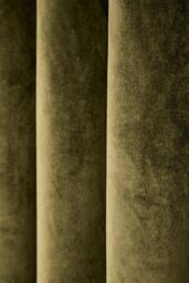 Helena Springfield 'Escala' Woven Lined Curtains in Olive - Size: 228 cm width x 183 cm drop - thumbnail 2