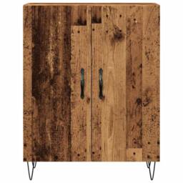 Berkfield Home Sideboard Old Wood 69.5x34x90 cm Engineered Wood in Brown - thumbnail 4