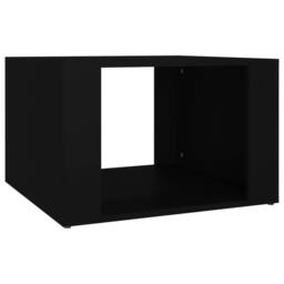 Berkfield Home Elegant Bedside Table Black 57x55x36 cm Engineered Wood - Size: 57 x 55 x 36 cm - thumbnail 3