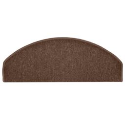 Berkfield Home Carpet Stair Treads 15 pcs Brown 65x24x4 cm - Size: Medium - thumbnail 5