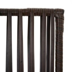 Berkfield Home Room Divider 3 Panels Brown Poly Rattan - thumbnail 6