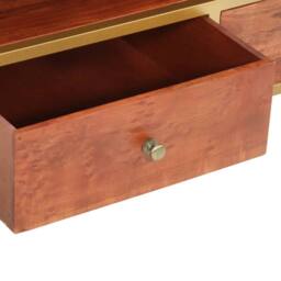 Berkfield Home Beautiful Coffee Table 90x50x40 cm Solid Acacia Wood in Brown - Size: 90 x 50 x 40 cm - thumbnail 5