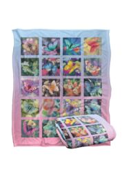 JQ Licensing Royce Mcclure Butterfly Boxes Silky Touch Super Soft Throw Blanket 152 X 127 cm in White - thumbnail 2