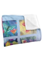 JQ Licensing Royce Mcclure Butterfly Boxes Silky Touch Super Soft Throw Blanket 152 X 127 cm in White - thumbnail 3