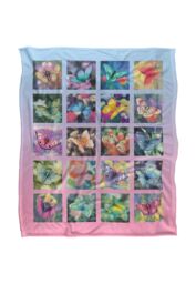 JQ Licensing Royce Mcclure Butterfly Boxes Silky Touch Super Soft Throw Blanket 152 X 127 cm in White - thumbnail 1