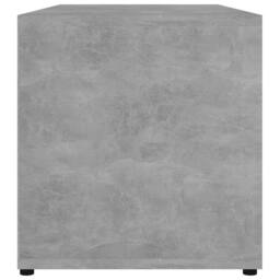Berkfield Home TV Cabinet Concrete Grey 80x34x36 cm Engineered Wood - Size: 80 x 34 x 36 cm - thumbnail 8