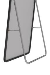 Garden Sanctuary Modern Arched Metal Floor Mirror in Black - thumbnail 9