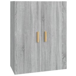 Berkfield Home Hanging Wall Cabinet Grey Sonoma 69.5x34x90 cm - thumbnail 2