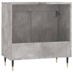 Berkfield Home Bathroom Cabinet Concrete Grey 58x33x60 cm Engineered Wood - Size: 58 x 33 x 60 cm - thumbnail 7